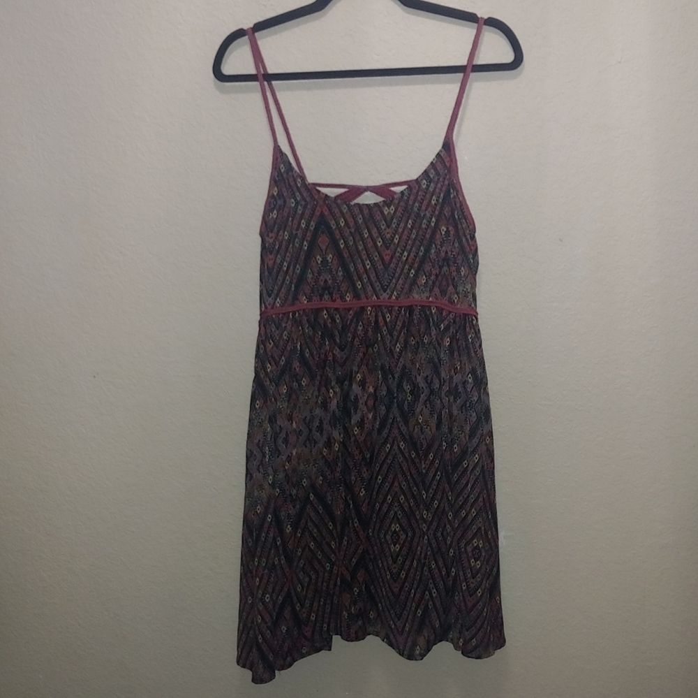 Free People Multicolor Patterned Mini Dress - Picture 2 of 5